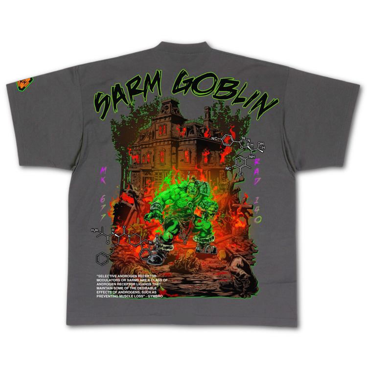 Sarm Goblin Oversized Tee - Anime Gym Shirt for Lifters – Imperial