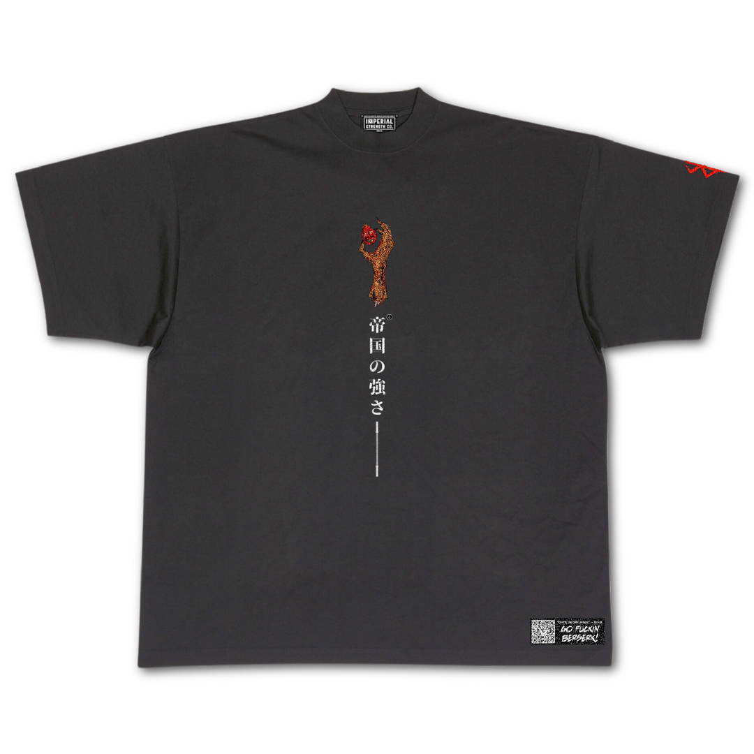Hell Vanquisher Oversized Tee - Anime Gym Shirt for Lifters
