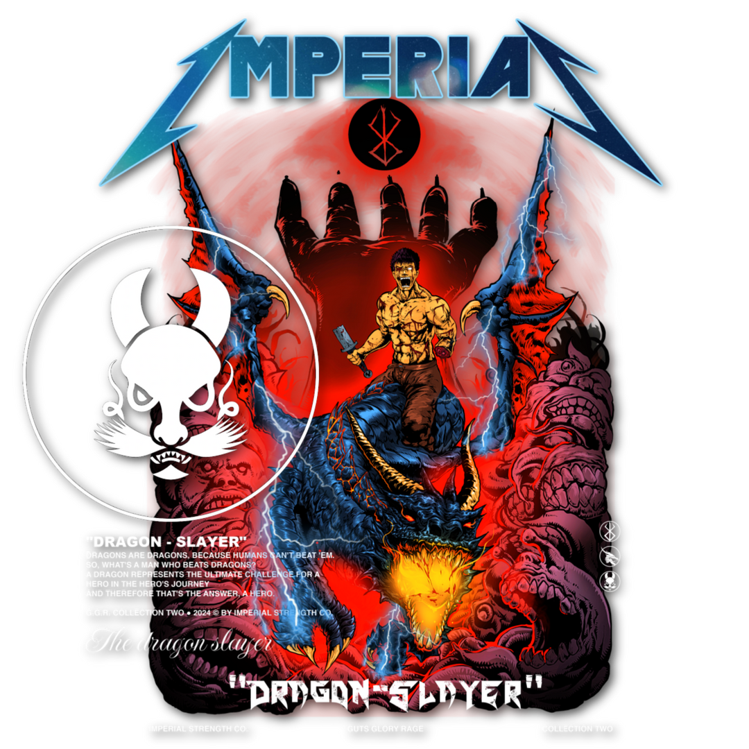 Dragon Slayer Oversized Tee - Anime Gym Shirt for Lifters