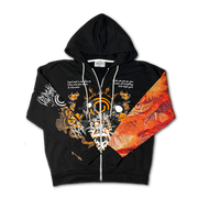 'Nine Tail Fox' • Tapestry Hoodie