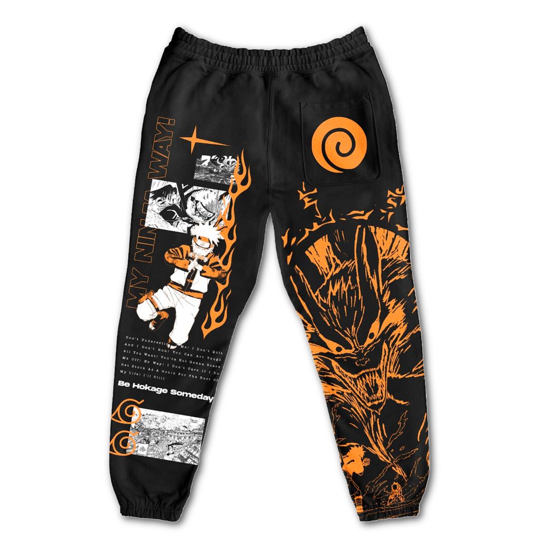 Nine Tail Fox Joggers - Anime Gym Wear for Lifters – Imperial